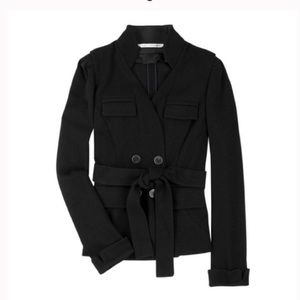 DVF Mandi Double Breasted Wool Blazer
